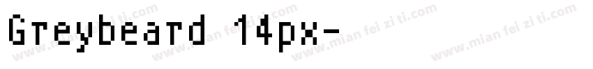 Greybeard 14px字体转换